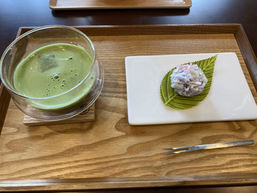 上生菓子とお抹茶セット